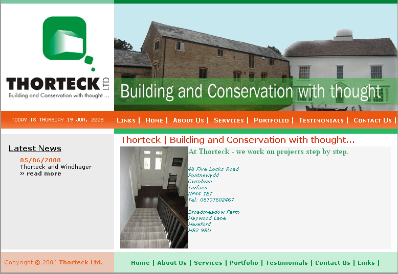 Thorteck Ltd,CMS Website, Databa Website, Admin Driven Website, News System