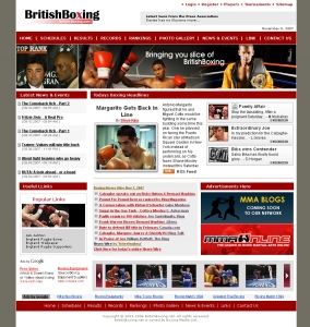British Boxing,Cheap Website Design, Website Designing, Designers, 5 Page Website, HTML Website, Website Template, Template Designing, One End Solution, Logo Design