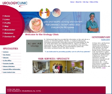 Iqbal Urology Clinic,CMS Website, Database Website, Admin Driven Website, News System