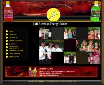 Zafi Beverages,Cheap Website Design, Website Designing, Designers, 5 Page Website, HTML Website, Website Template, Template Designing, One End Solution, Logo Design