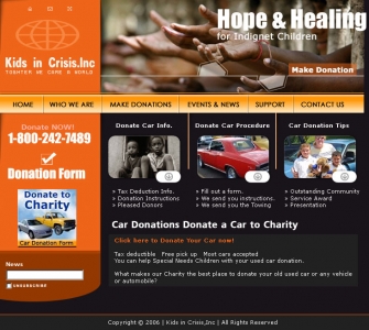 Kids In Crisis Inc.,Cheap Website Design, Website Designing, Designers, 5 Page Website, HTML Website, Website Template, Template Designing, One End Solution, Logo Design