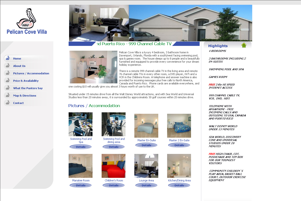 Penlican Cove Villa,CMS Website, Database Website, Product Catalogue, Admin Driven Website, News System, Customize System, Open Source, Joomla, Word Press, Nuke Content Management System, News Management System, Products Management System, Categories Management System, Photo