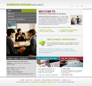 Kirk Wood Bernard And Assc.,Cheap Website Design, Website Designing, Designers, 5 Page Website, HTML Website, Website Template, Template Designing, One End Solution, Logo Design