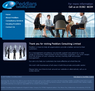 Peddlars Consulting Limited,CMS Website, Database Website, Admin Driven Website, News System