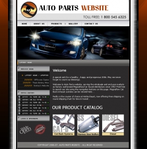 Auto Parts,CMS Website, Database Website, Admin Driven Website, News System