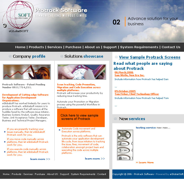 E-Global Soft,CMS Website, Database Website, Admin Driven Website, News System